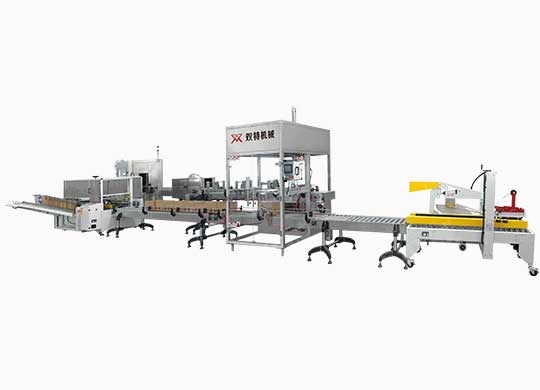 ST-ZX-500型全自動(dòng)開(kāi)箱、裝箱、封箱機(jī)組